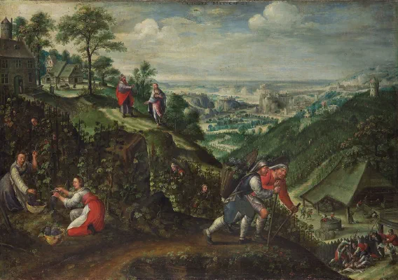 Cover art — Parable of the Wicked Husbandmen, Marten van Valckenborch, c. 1580-90