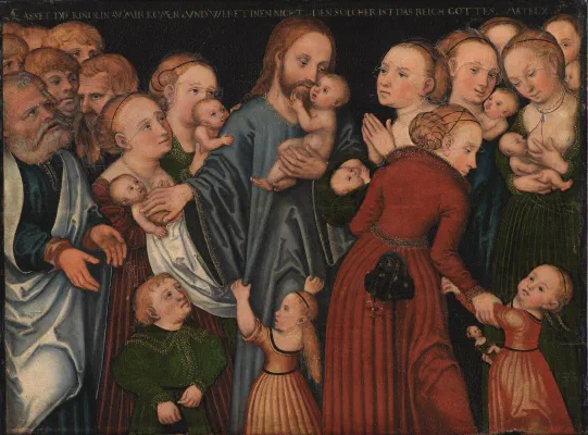Cover art — Christ Blessing the Children, Lucas Cranach the Elder, after 1537